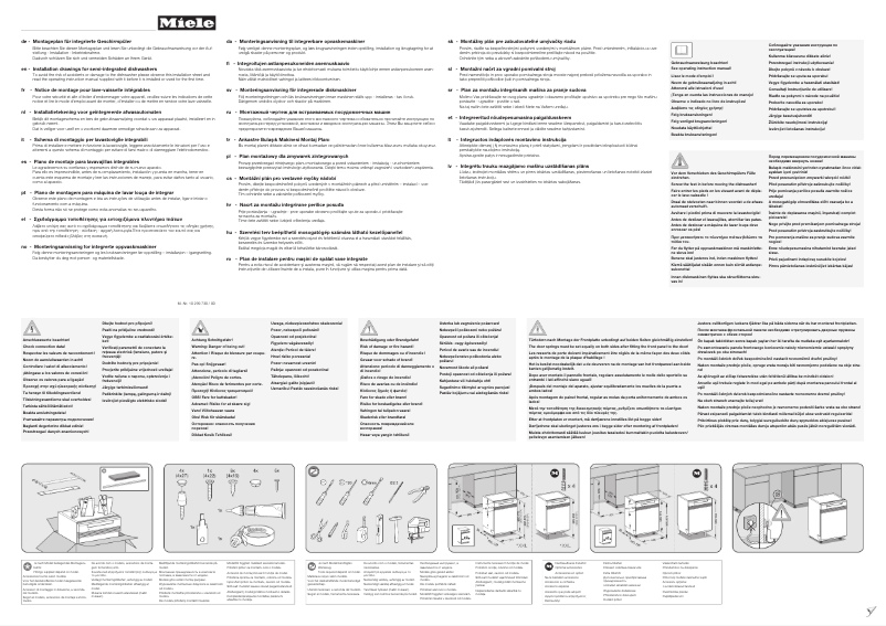 Page n°1 - Manuel utilisateur Miele G 6920 SCi