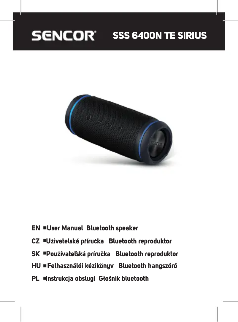 Página 1 del manual Manual de usuario Sencor Sirius SSS 6400N