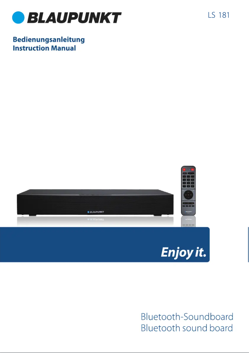 Page 1 de la notice Manuel utilisateur Blaupunkt LS 181