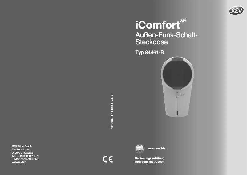 Image de la première page du manuel de l'appareil iComfort 84461-B