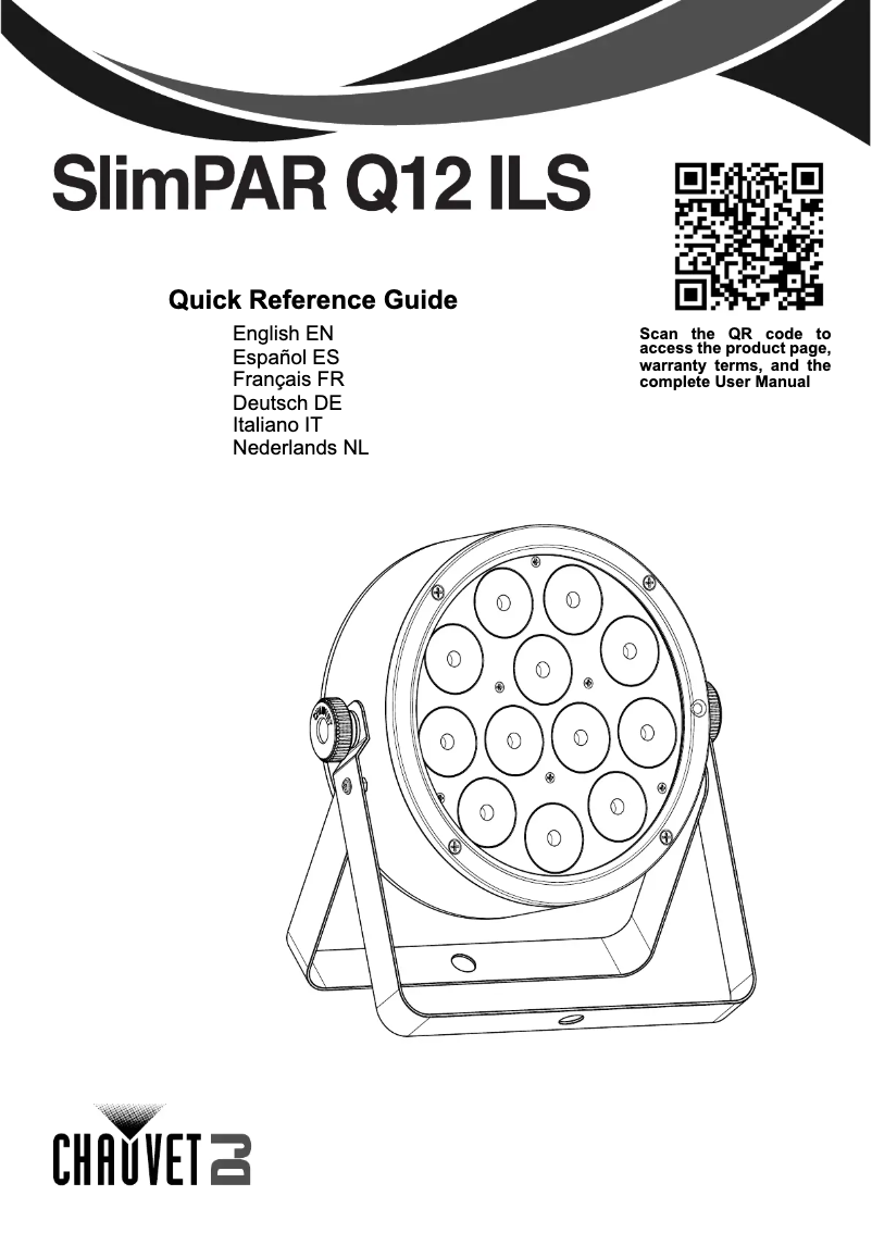 Page 1 de la notice Manuel utilisateur Chauvet SlimPAR Q12 ILS