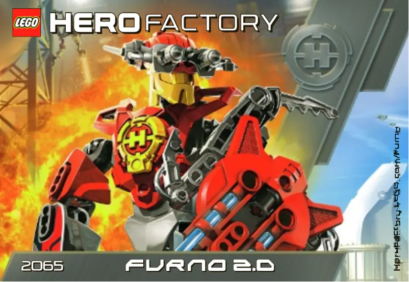 Page n°1 - Manuel utilisateur Lego Hero Factory 2065