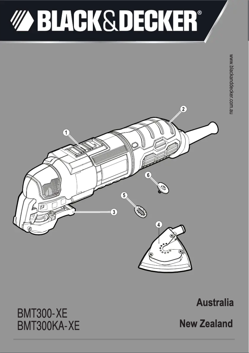 Page 1 de la notice Manuel utilisateur Black & Decker BMT300
