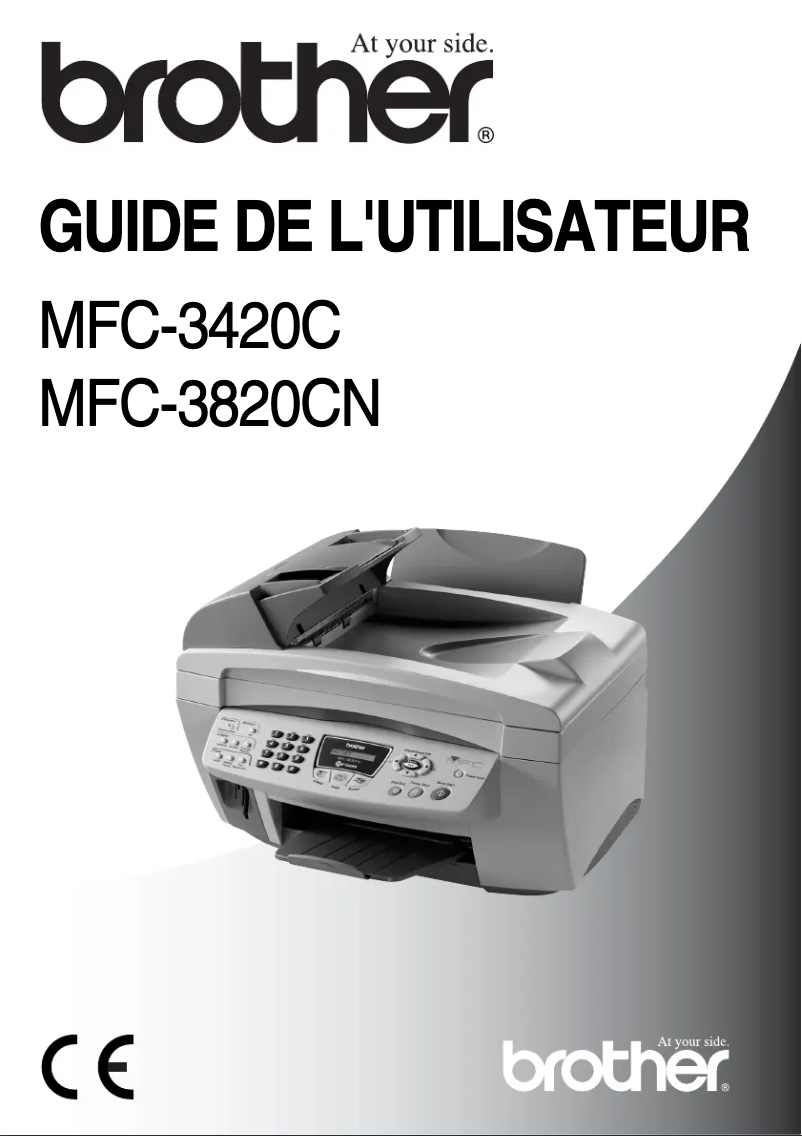 Page 1 de la notice Manuel utilisateur Brother MFC-3420C