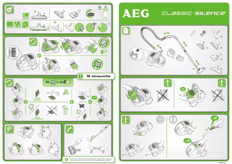 Image de la première page du manuel de l'appareil Classic Silence ACS1800