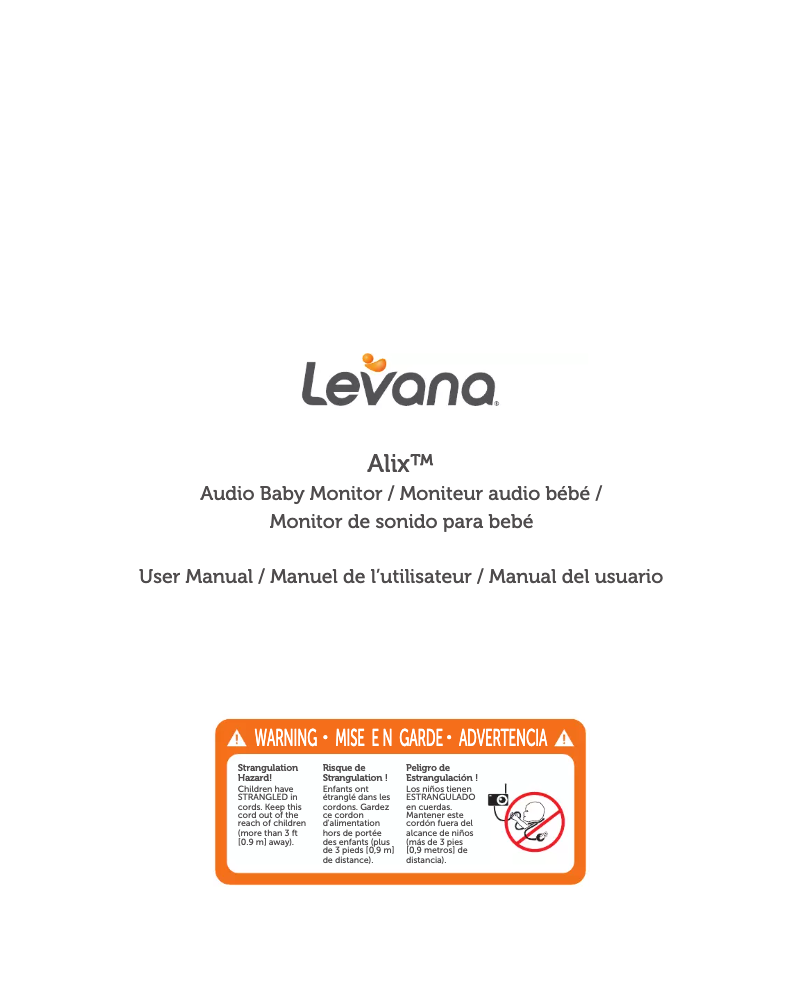 Page 1 de la notice Manuel utilisateur Levana Alix