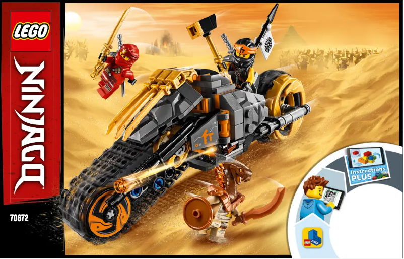 Page 1 de la notice Manuel utilisateur Lego NINJAGO 70672