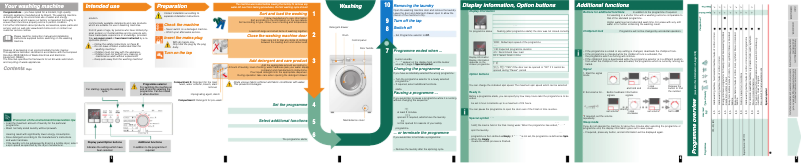 Image de la première page du manuel de l'appareil WLX20161BY