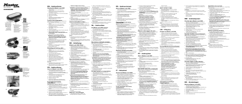 Imagen de la primera página del manual del dispositivo 5900EURD