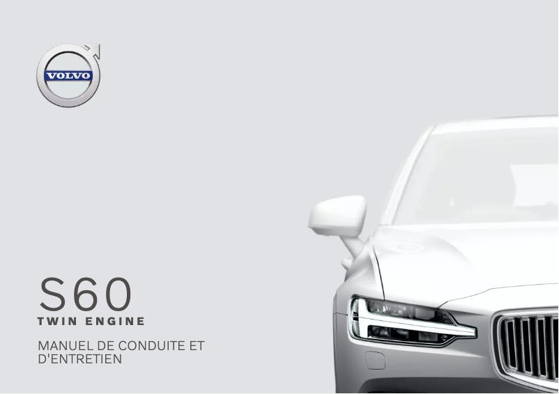 Page 1 de la notice Manuel utilisateur Volvo S60 twin engine (2019)