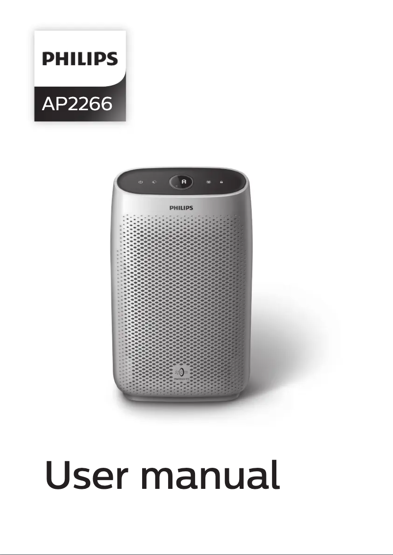 Página 1 del manual Manual de usuario Philips AP2266