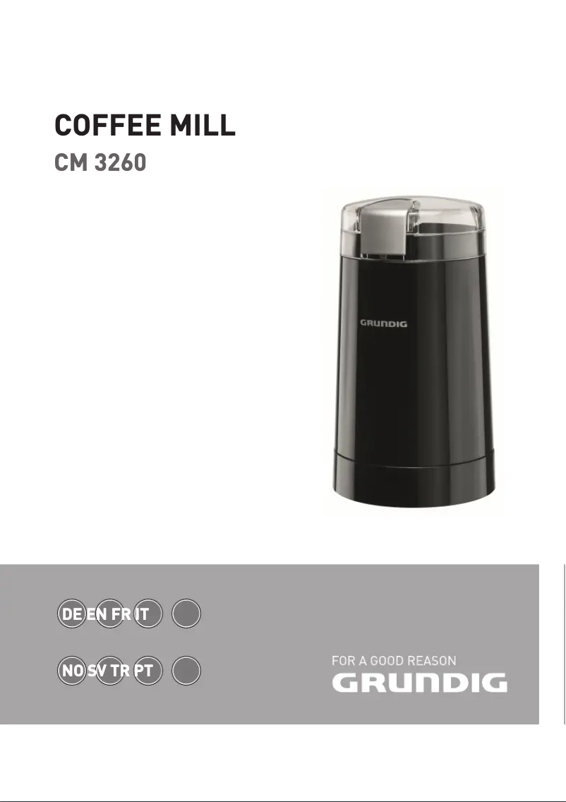 Image de la première page du manuel de l'appareil CM 3260