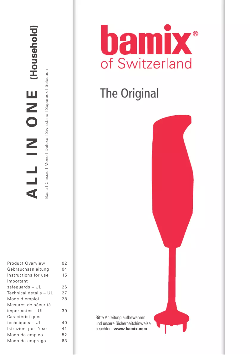 Image de la première page du manuel de l'appareil Jamie Oliver I