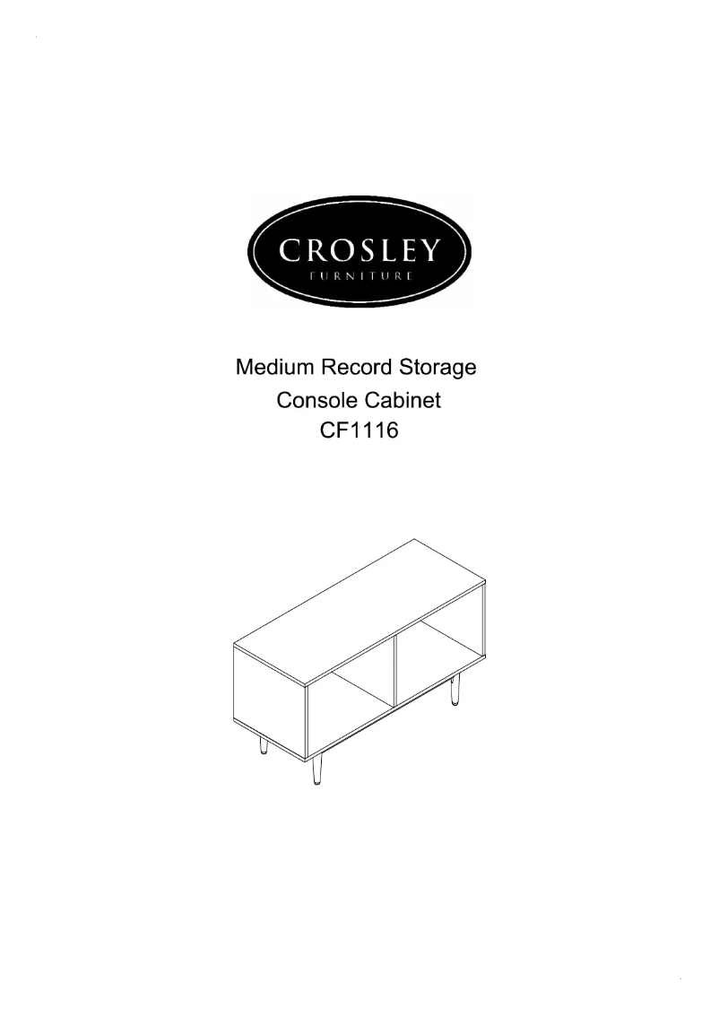 Page 1 de la notice Manuel utilisateur Crosley CF1116