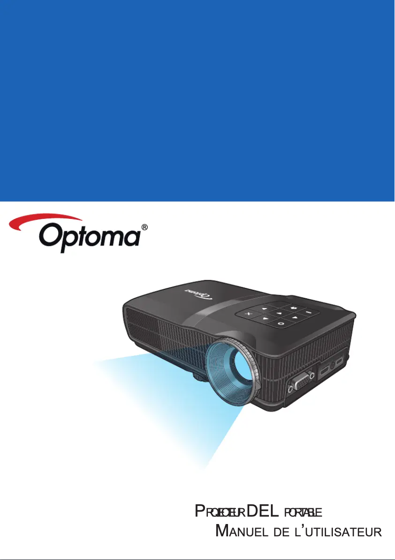 Page n°1 - Manuel utilisateur Optoma ML300