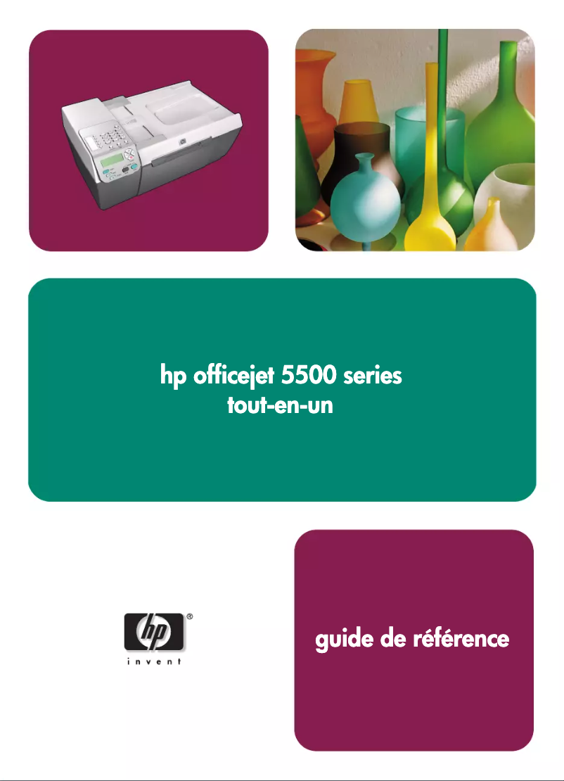 Page n°1 - Manuel utilisateur HP Officejet 5500