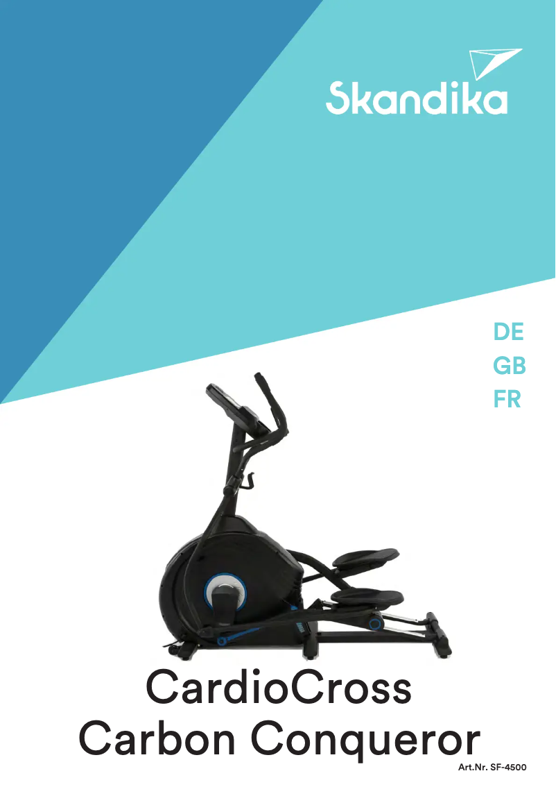 Página 1 del manual Manual de usuario Skandika CardioCross Carbon Conqueror