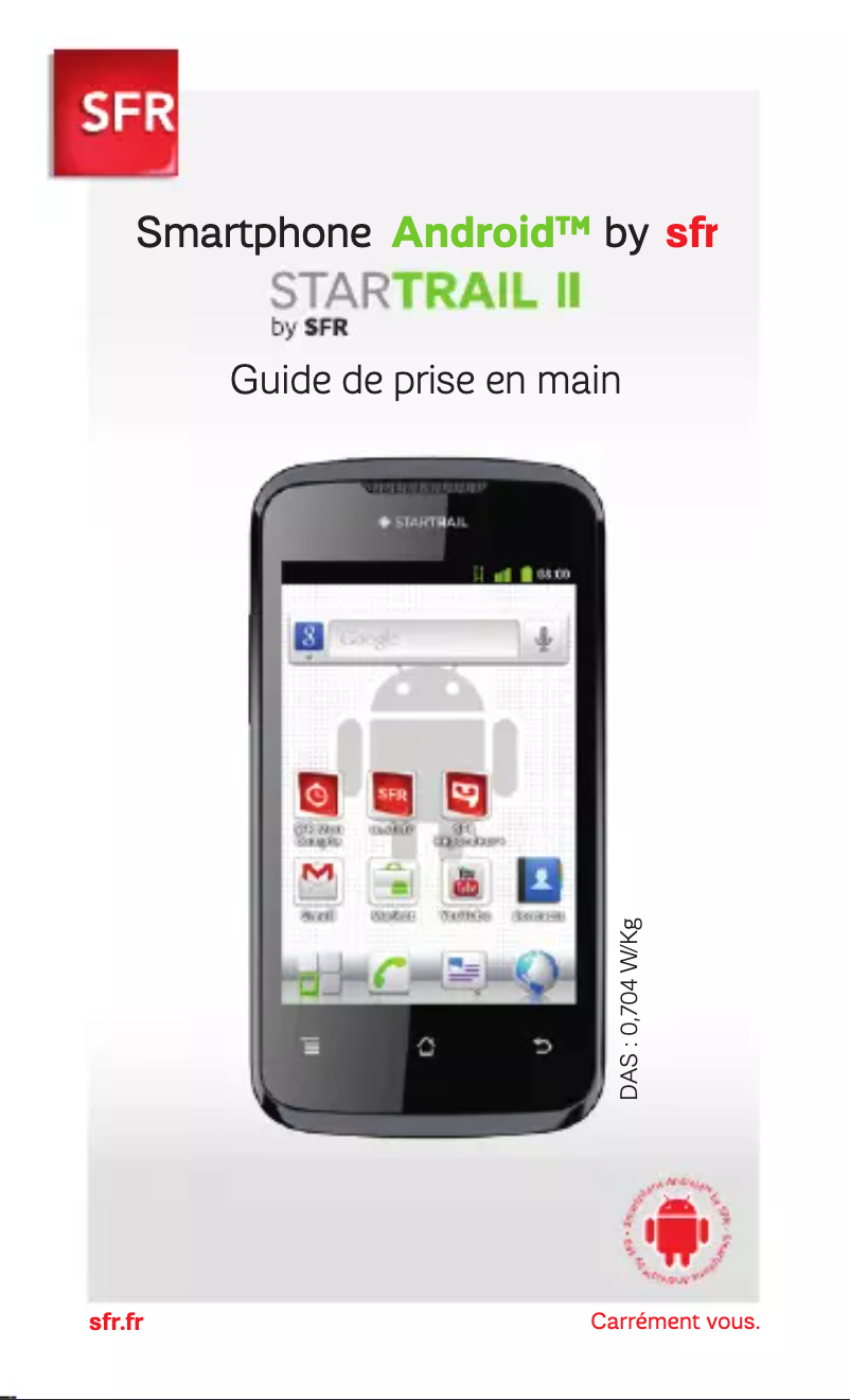 Image de la première page du manuel de l'appareil STARTRAIL II