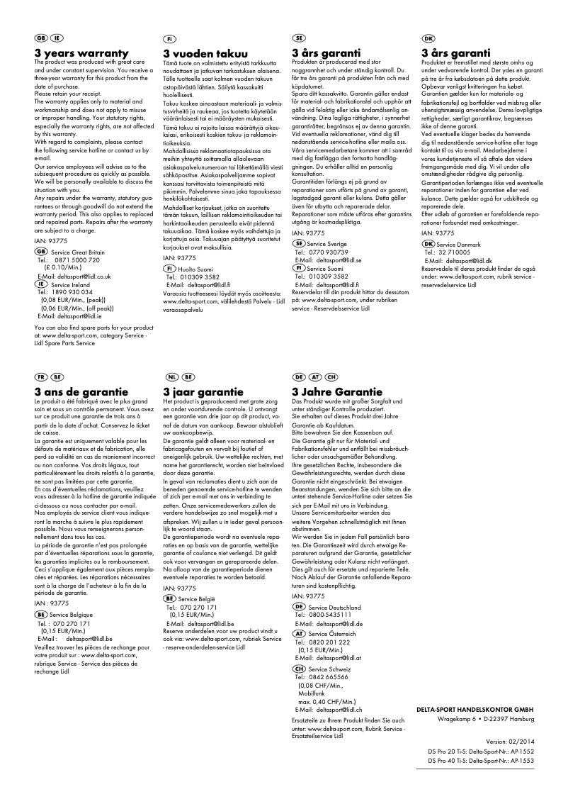 Página 1 del manual Manual de usuario Crivit IAN 93775