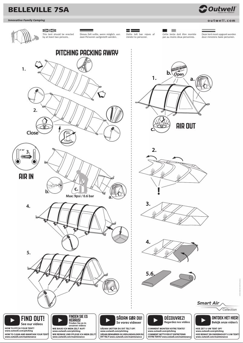 Image de la première page du manuel de l'appareil Belleville 7SA
