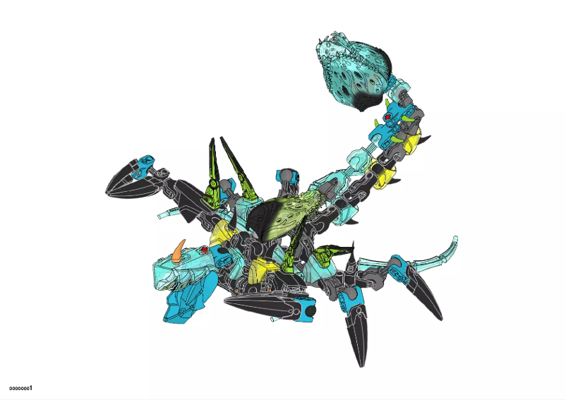 Image de la première page du manuel de l'appareil Hero Factory 44026