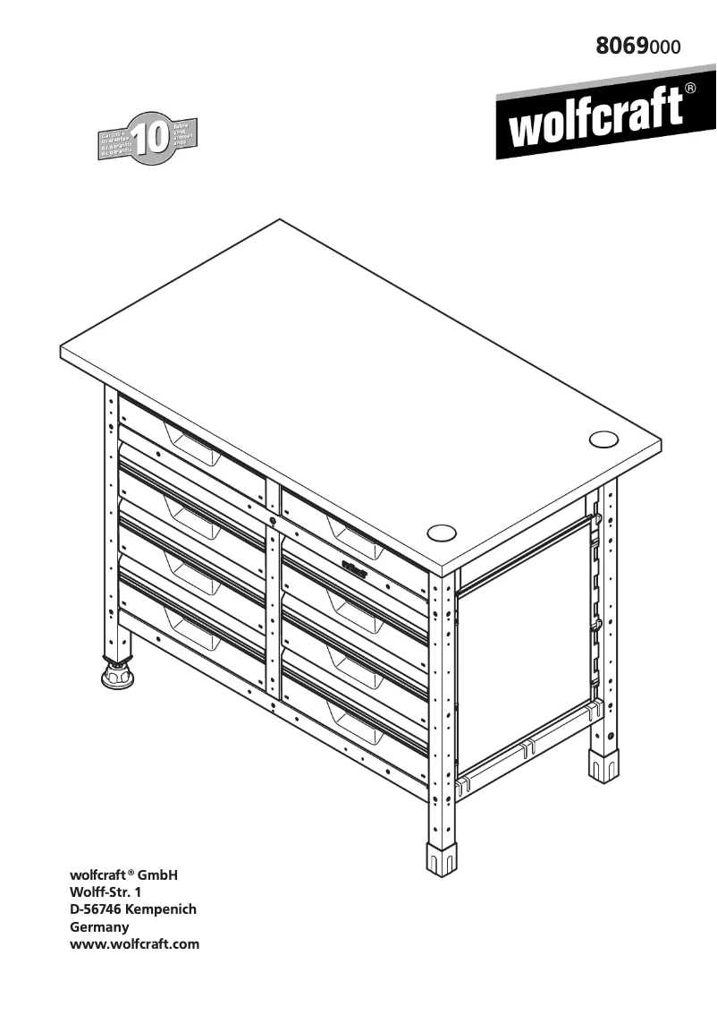 Image de la première page du manuel de l'appareil 8069000