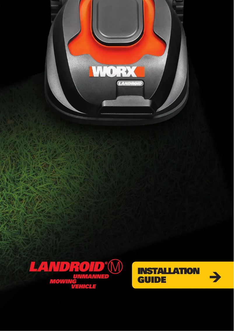 Image de la première page du manuel de l'appareil Landroid WG790E