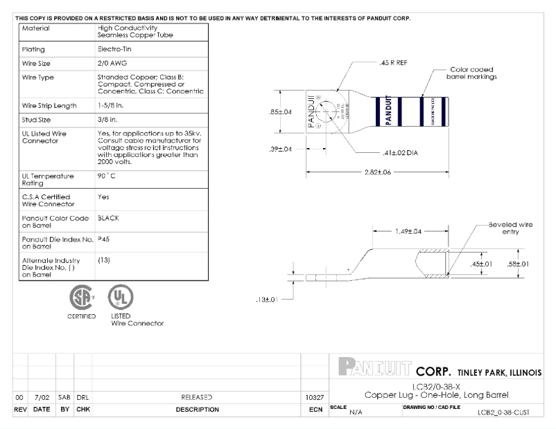 Image de la première page du manuel de l'appareil LCB2/0-38-X