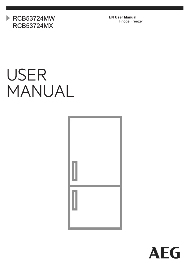 Imagen de la primera página del manual del dispositivo RCB53724VW