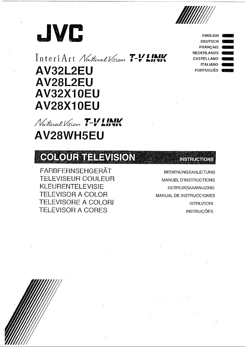 Page n°1 - Manuel utilisateur JVC AV28L2EU