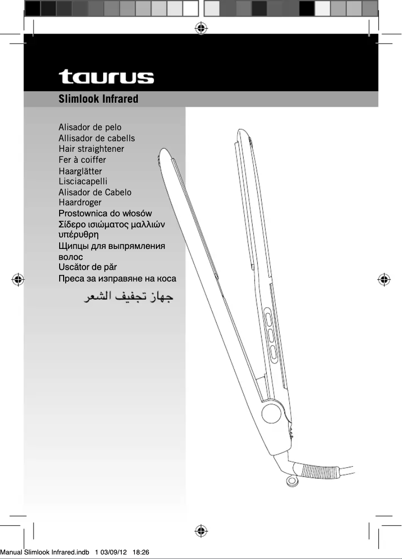 Page 1 of the manual User Manual Taurus Slimlook Infrared