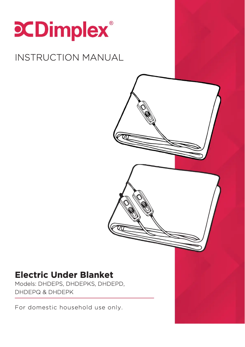 Page 1 de la notice Manuel utilisateur Dimplex DHDEPQ