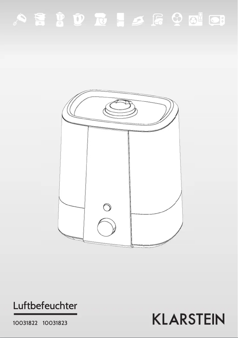 Page n°1 - Manuel utilisateur Klarstein 10031823