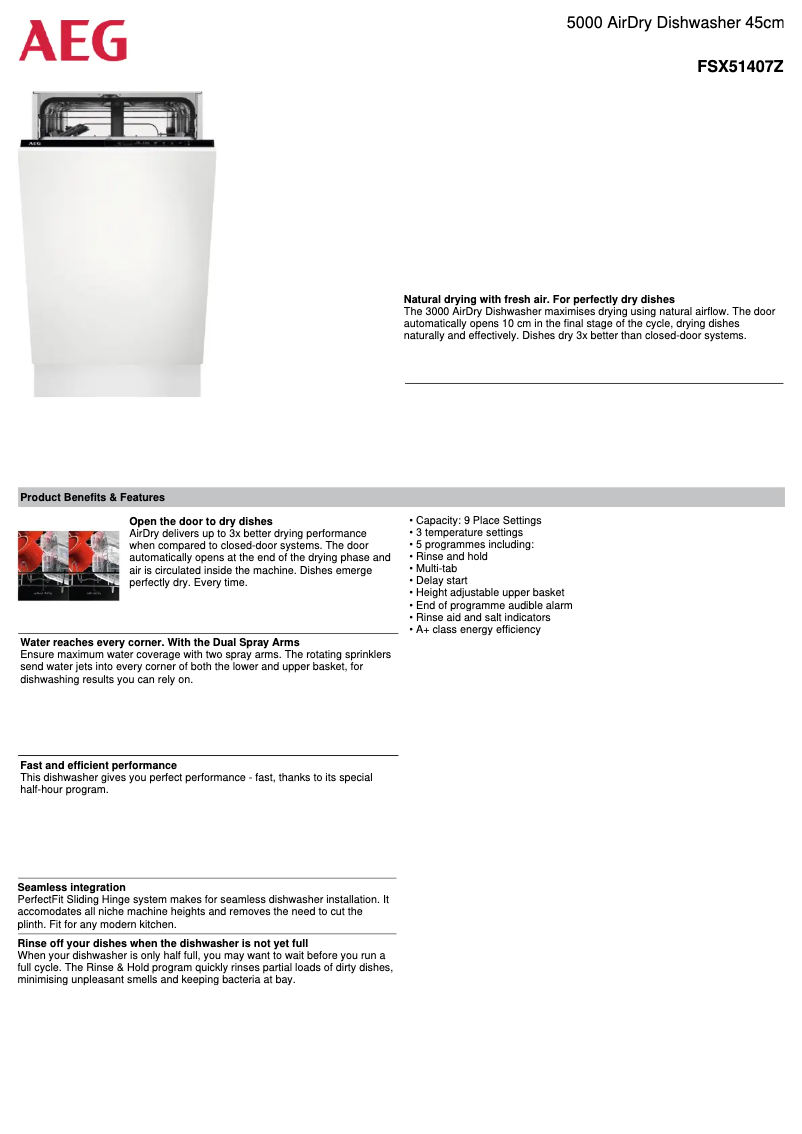 Imagen de la primera página del manual del dispositivo FSX51407Z