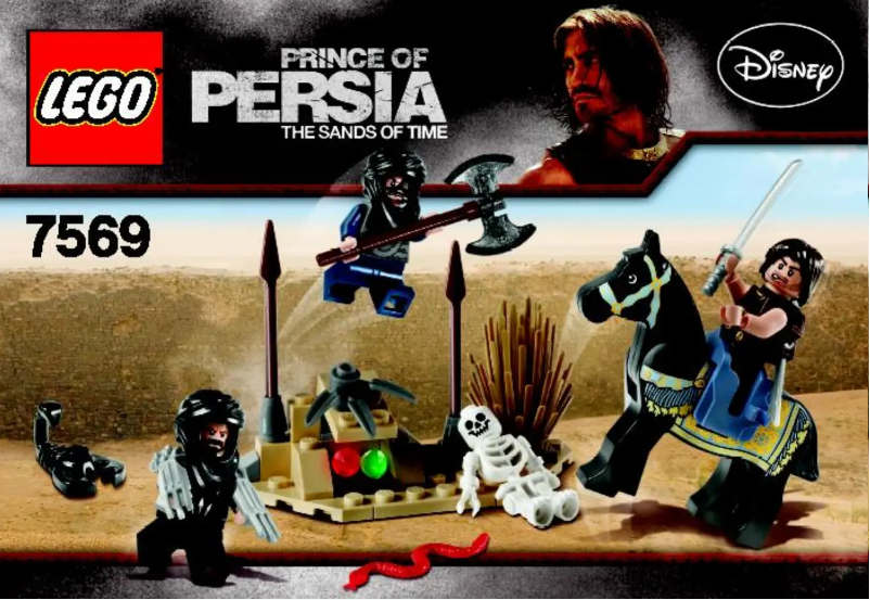 Page n°1 - Consignes visuelles Lego Prince Of Persia 7569
