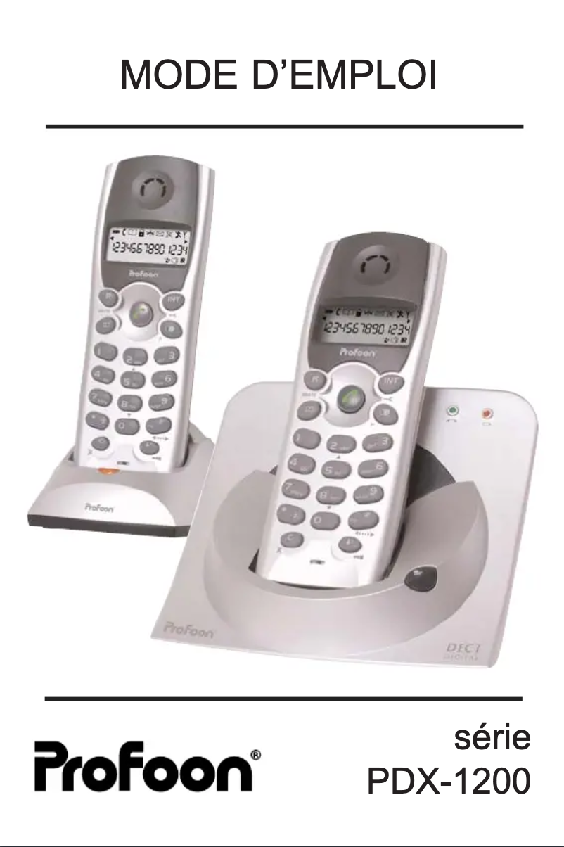 First page image of the manual for PDX-1220