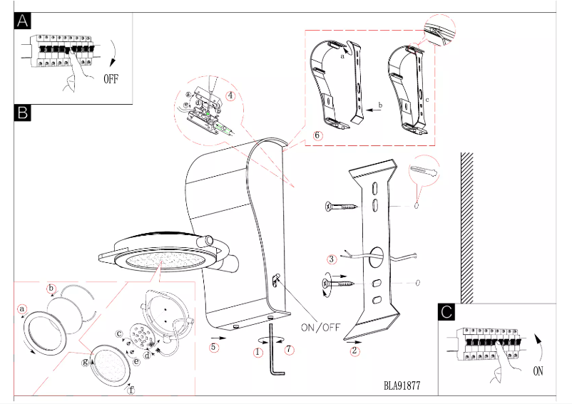 Page n°1 - Manuel utilisateur Eglo Orotelli