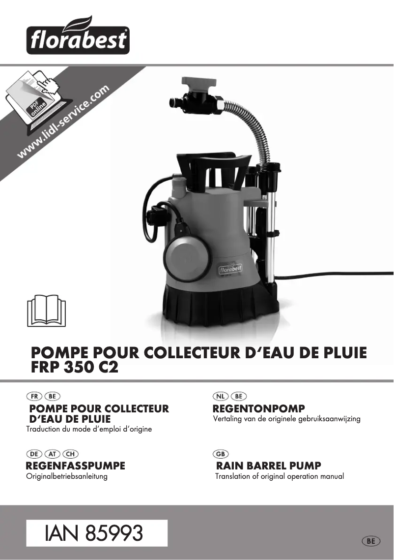 Página 1 del manual Manual de usuario Florabest FRP 350 C2