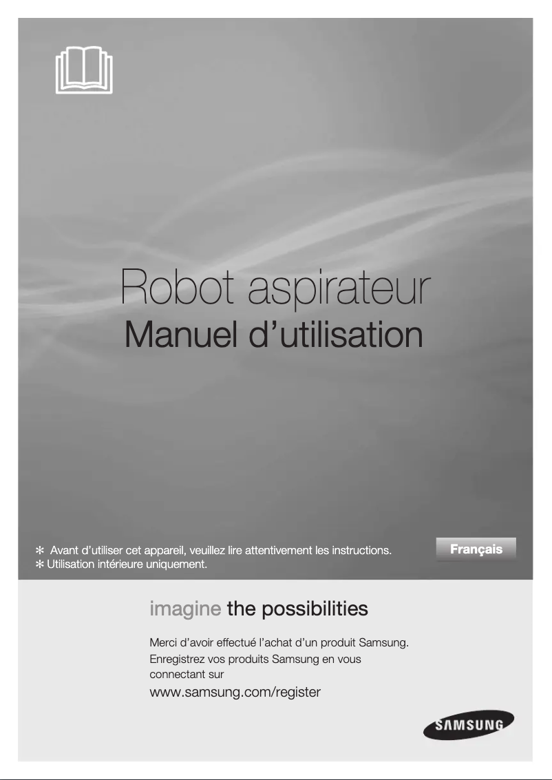 Image de la première page du manuel de l'appareil Navibot SR8F30