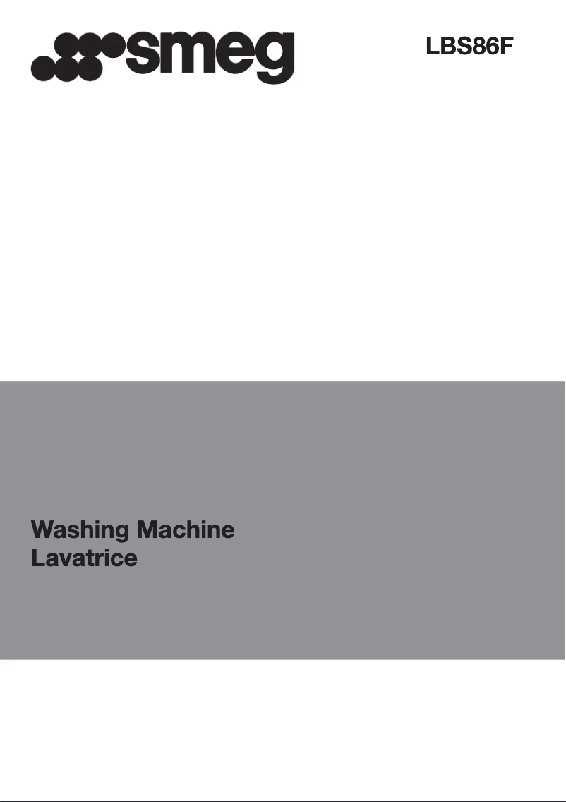 Page n°1 - Manuel utilisateur Smeg LBS86F