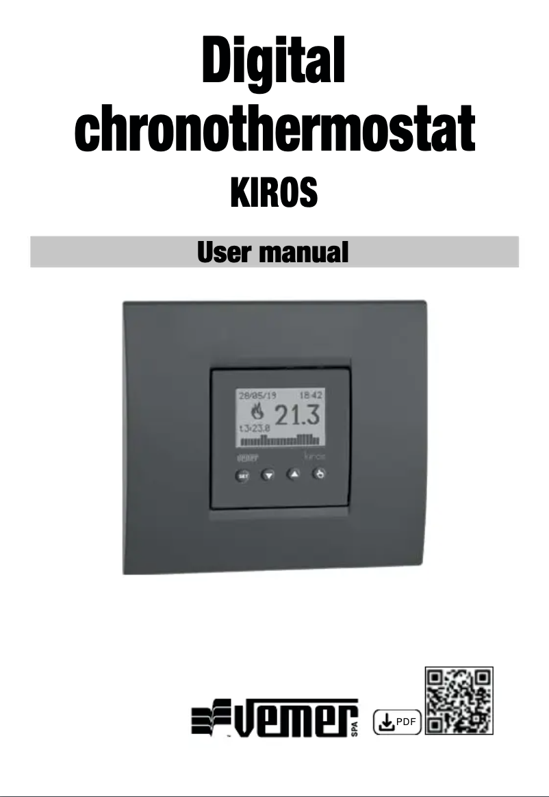 Page n°1 - Manuel utilisateur Vemer Kiros