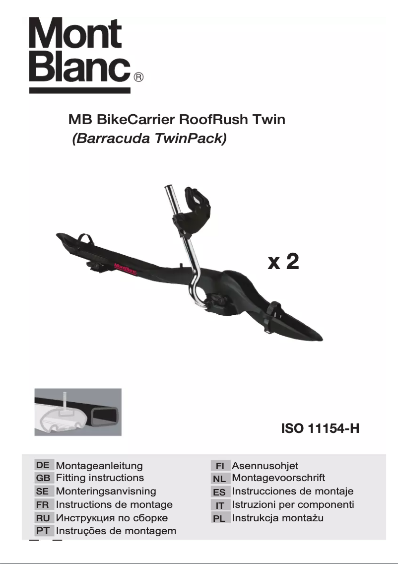 Image de la première page du manuel de l'appareil RoofRush Twin