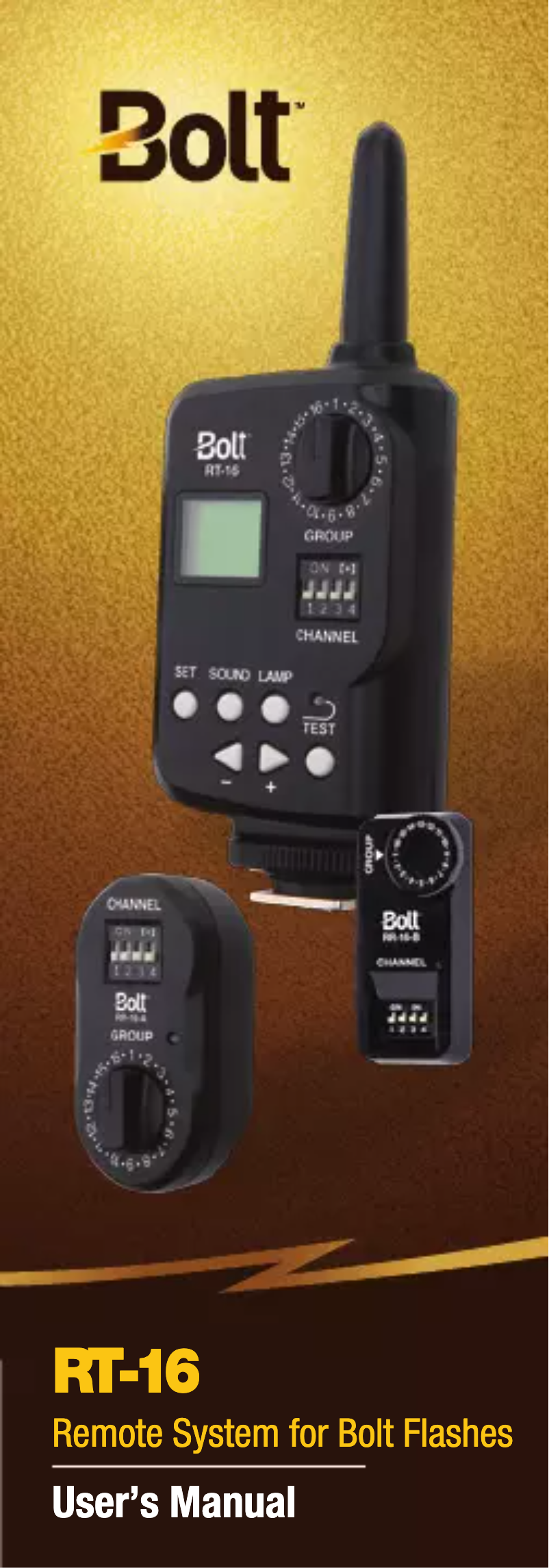 Page n°1 - Manuel utilisateur Bolt RR-16-A