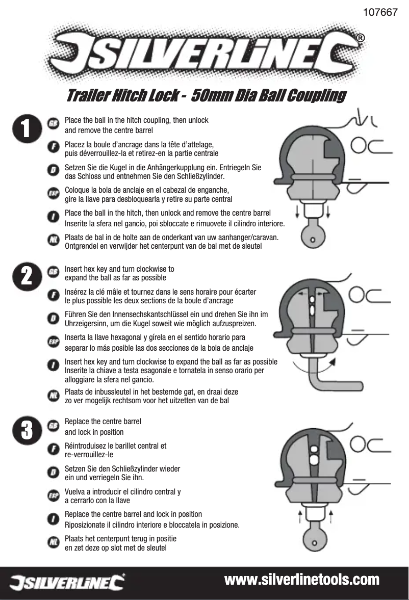 Página 1 del manual Manual de usuario Silverline 107667