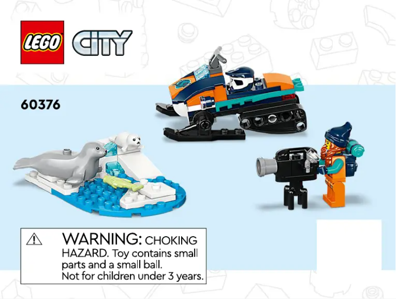 Page n°1 - Consignes visuelles Lego City 60376