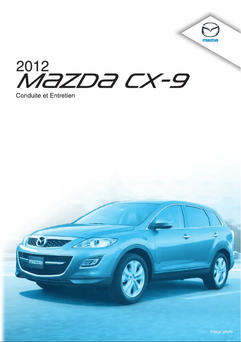 Page 1 de la notice Manuel utilisateur Mazda CX-9 (2012)