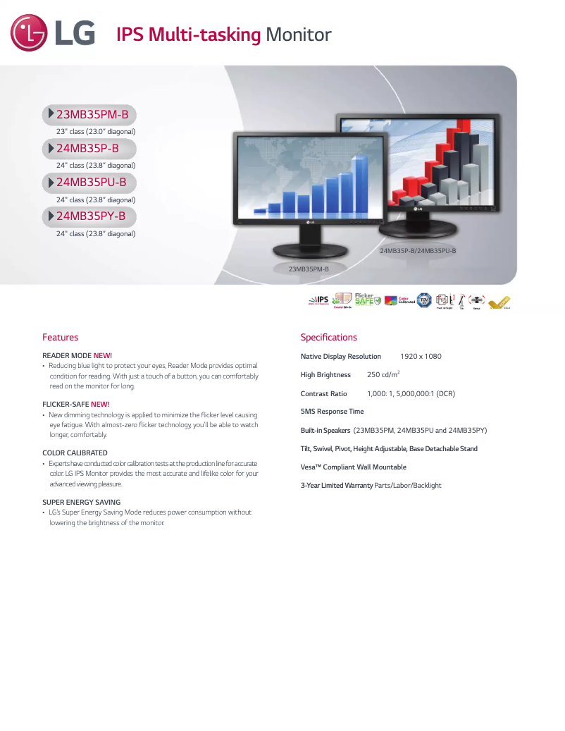 Image de la première page du manuel de l'appareil 24MB35PU-B