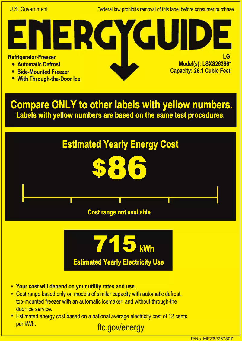 Image de la première page du manuel de l'appareil LSXS26366S