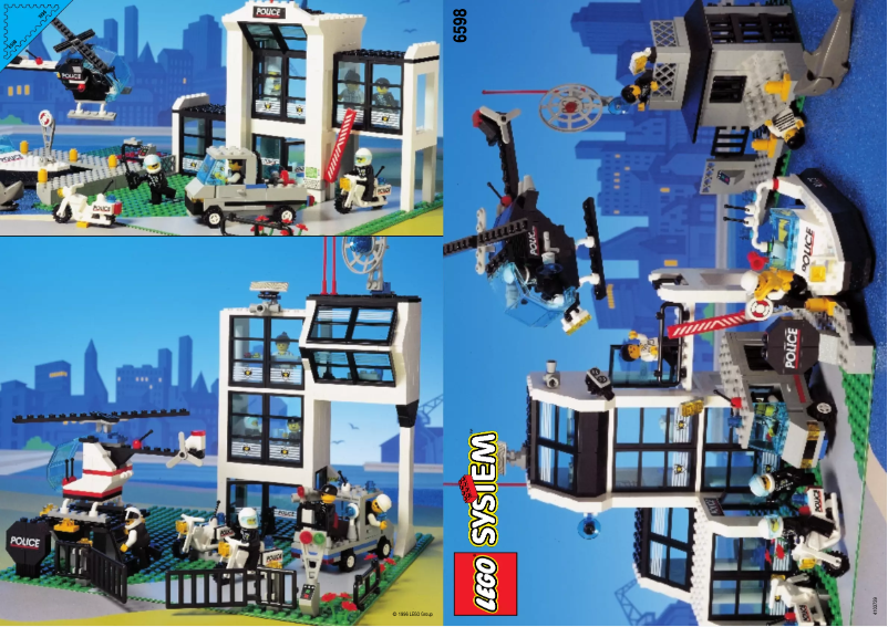 Page 1 de la notice Manuel utilisateur Lego City 6598