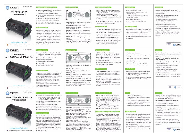 Page n°1 - Manuel utilisateur Imperii Electronics TE.03.0200.03